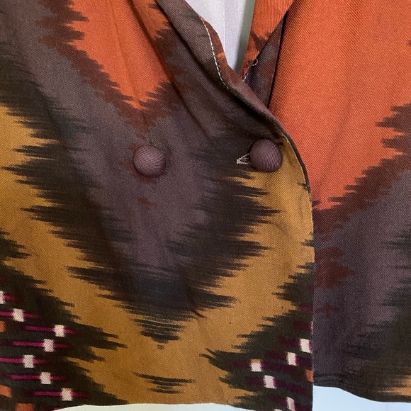 Fun light loose blazer from Anthropologie . - Picture 2 of 3